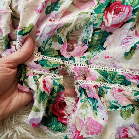 Anthropologie Eloise Lila Chemise floral dress SM - Picture 6 of 6